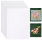 BEIMEIII 10 Stück A4 Wasserlösliches Stickvlies Selbstklebend Wasserlöslich Stickfolie Bedruckbar Wasserlösliches Stickvlies Bedruckbare Stickerei Papier für Drucken Handbemalt Bestickt
