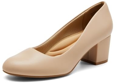 DREAM PAIRS Damen-Pumps mit geschlossener | Damen-Pumps mit geschlossener Zehenpartie