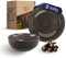 Moritz & Moritz VIDA Servierschalen Set Anthrazit - 2x Große Schalen aus hochwertigem Porzellan, Modern & Zeitlos, Mikrowellen- & Spülmaschinengeeignet - Perfekt für Salate, Pasta, Snacks & mehr