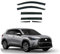 NURII Windabweiser für to-YOTA Corolla Cross 2021 2022 2023 2024 2025, Autofenster Regenschutz, Regenabweiser, Deflektoren, Seitenfenster Windabweiser 6 Stück