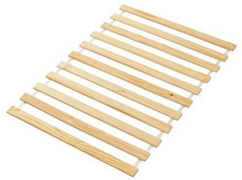 IDIMEX Rolllattenrost 70 x 140 aus massivem Kiefernholz - Lattenrost mit 11 Latten aus Massivholz, stabiles Rollrost