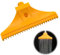 XCSJ G1/4 Maschio Filettatura Piatto Ugello Soffiante Ugello Del Soffiatore Ugello Del Compressore D'Aria Raffreddamento Ugello Piatto Per Aria Compressa (Arancia)