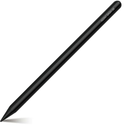 Adonit Dash SE Stylus ADJDSEB | Universal Touchpen mit USB-C Schnellladung, 10 Std. Akku, inklusive 2 Ersatzspitzen für Tablets und Smartphones.