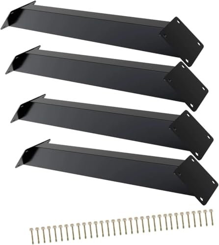 Staffa angolare 45 Gradi Strutture Di Supporto, Supporto palo Legno Kit Fai Da Te, Supporto Angolo, Guarnizione Interna per Gazebo, Pergola, Palo in Legno Squadra Di Fissaggio, 4 Pezzi