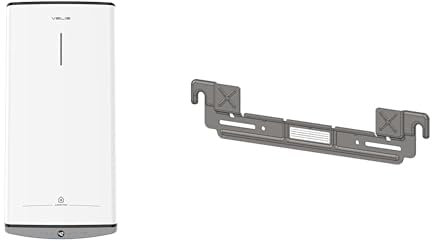 Ariston Velis Evo Dune 80L – Chauffe-Eau Extra Plat Multiposition – 15% d'Économie d'Énergie – Chauffe Rapide – INCLUS : Accessoire de Pose InstaFix