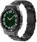 dongriuk Kit di modifica per cassa in metallo di lusso con cinturino per Samsung Galaxy Watch 6 Classic da 43 mm e 47 mm, cinturino in acciaio inossidabile.(Steel Black,For 6 Classic 47mm)