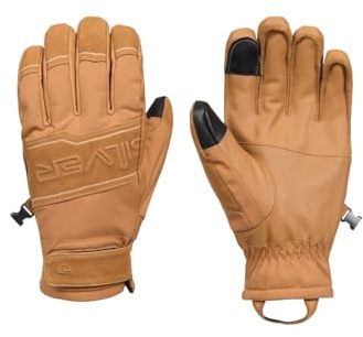 Quiksilver Squad Glove - Snow Gloves - Men - Brown