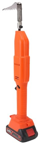 Fockety Elektrischer Garten Pinne, 2500 U/Min Elektrische Hacke 1500 MAh Batterie Angetriebener Kabelloser Pinsel Kultivierungsbatterieanbatterung Rototiller für (EU-Stecker)