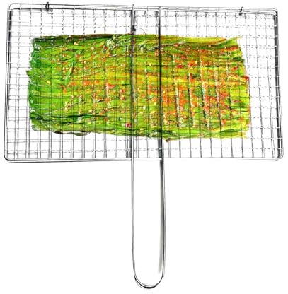 Grillkorb für draußen, Grillkorb für Steak, Fisch, Huhn, Grillzubehör, Grillzubehör, Meeresfrüchte, Braten, Netzpfanne, für Outdoor, Fleisch, Gemüse, Camping, Angeln, Küche