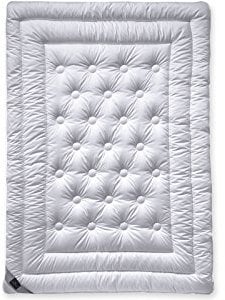 Billerbeck 7120530008 Naturdecke 341 Meisterklasse Uno, 155 / 200 cm weiß