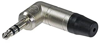 Neutrik NTP3RC - Conector de altavoces (3.5 mm), negro y plateado