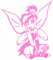 EasyTime UK PINK SITTING TINKERBELL VINYL CAR DECAL, STICKER, CAR GRAPHIC