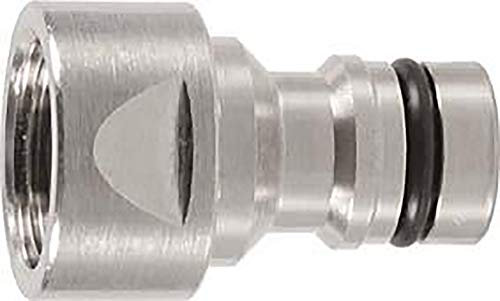 Geka Hahnstecker IG G 1 MS NI, Messing, Silber/schwarz, 48x28x28 cm