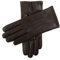 Dents Bath Herren-Handschuhe, klassisch, Kaschmir-gefüttert, Leder, braun, 7.5