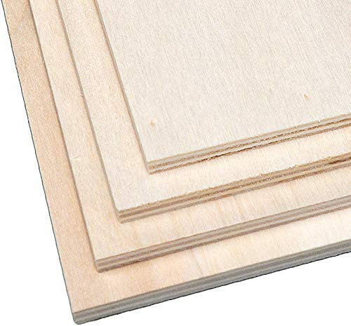 Qualitäts-Laubsäge-Sperrholz 4 Stk. (300 x 210 x 5 mm)