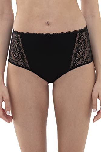 Mey Damen Taillenslip mit Spitze Serie Amorous | Taillensitz, Flacher Bund, Seiten mit Spitze verziert, Baumwolleinsatz, Grafische Spitze, Gr. 38-48