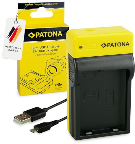 PATONA Slim Chargeur pour EN-EL14 Batteries Compatible avec Nikon P7700, P7800, D3400, D5500, D5600