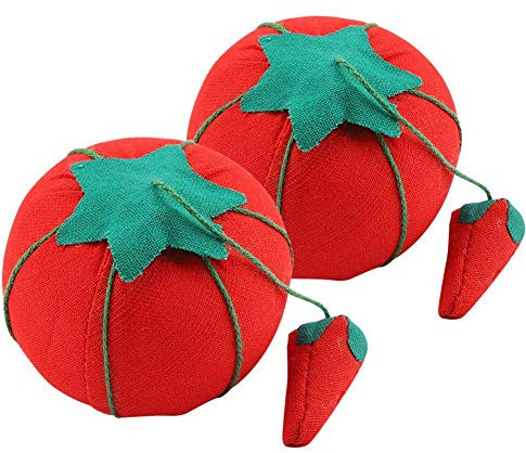 Nadelkissen In Tomatenballform, 2 Stück