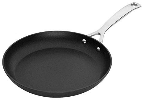 Le Creuset Toughened Non-Stick 22cm Frying Pan, Aluminium, Black, 51112220010002