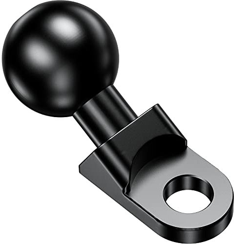 BRCOVAN 1 '' Base per Montaggio a Sfera con Foro di Montaggio Da 10 mm, Adattatore per Testa a Bullone ad Angolo Compatibile con RAM Mounts Braccio a Doppia Presa a Sfera