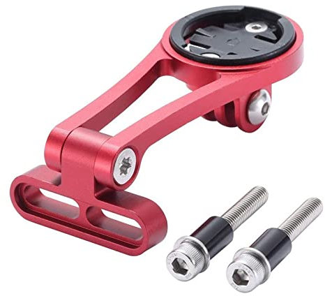 Verstellbare FahrradHalterung, Fahrradcomputer Halterung für G-a-r-m-i-n, Fahrrad Stoppuhr Verstellbarer Fahrradcomputerständer (rot)
