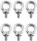 QWORK® 6 Pezzi M6 Bulloni ad Occhiello, M6 Bullone per Sollevamento Filettato Maschio Acciaio Inossidabile 304 per Sollevamento Vivente (65KG)