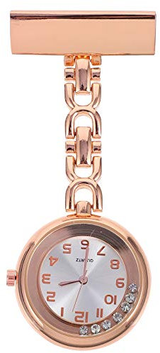 Uhr Taschenuhr Schwesternuhr Ansteckuhr Brosche Krankenschwesteruhr Quarzuhr Digital Quarzwerk Pflegeuhr Armbanduhr Fob Uhr für Arzt Damen Student Geschenk