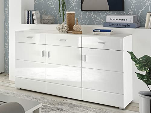möbelando Sideboard Beistellschrank Anrichte Standschrank Kommode Schrank Ella I