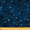 Galaxy Möbelstoff Meterware Weltraum Sternenhimmel Drinnen Draußen Stoff Meterware Universum Funkeln Sterne Dekorstoff für Polsterung und Heimwerker Nähprojekte 920 x 150 (HxB) Blau