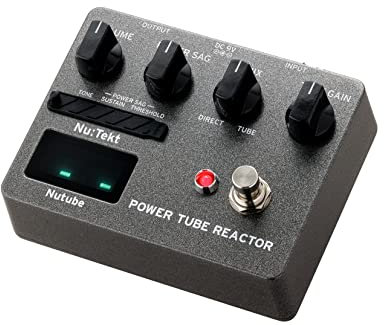 KORG - NU:TEKT TR-S, Pedale Preamp Nu:Tekt by Korg, Controlli i Tube Gain, Mix, Power Sag e Volume