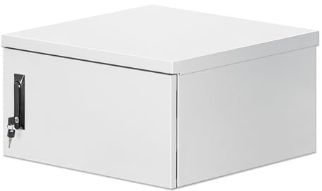 Intellinet Industrieller IP55 19 Wandverteiler mit integrierten Lüftern, 6 HE 600mm tief grau