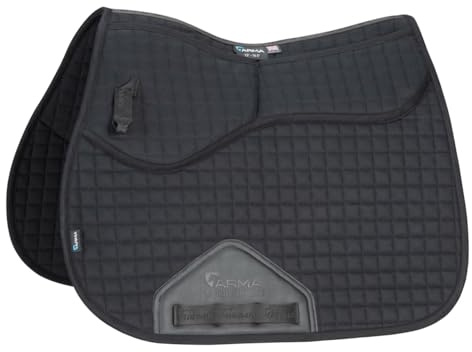 Shires ARMA Corrective Saddlecloth - Black 15-16.5
