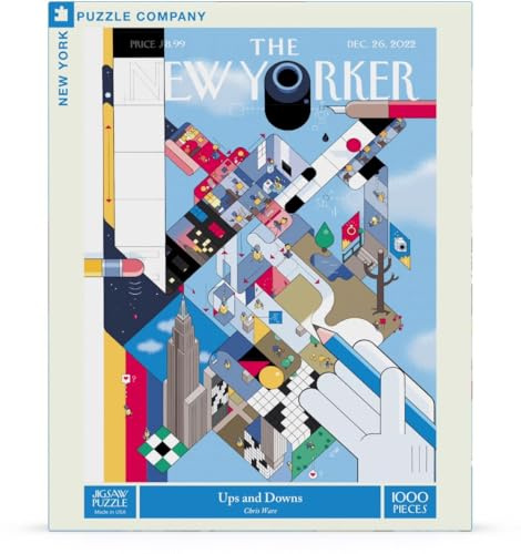 New York Puzzle Company - New Yorker Ups and Downs – 1000-teiliges Puzzle