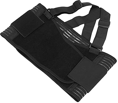 Soporte para el Esternón, Cinturón con Correa de Soporte para Costillas, Cinturón Protector Lumbar Ajustable y Transpirable para Mujeres y Hombres