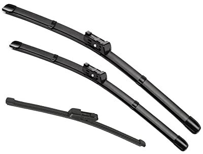 QCHIAN Scheibenwischer Vorne Und Hinten Wischerblätter Set Für Für Golf Für MK 7 2012-2018 2017 2016 Windschutzscheibe Windschutzscheibe 26 18 11 Ersatzwischblätter (Color : Left Hand Drive)