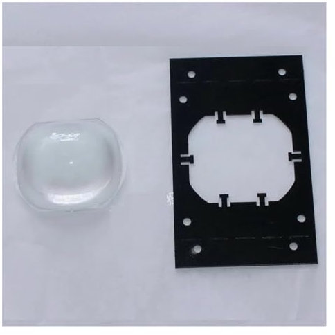 Prismen & Kaleidoskope 1PCS 62x52mm Projektor Rechteckige Kondensator Linsen Projektor Objektiv Mit Halterung Konvexen Linsen Optik-Kits für den naturwissenschaftlichen Unterri