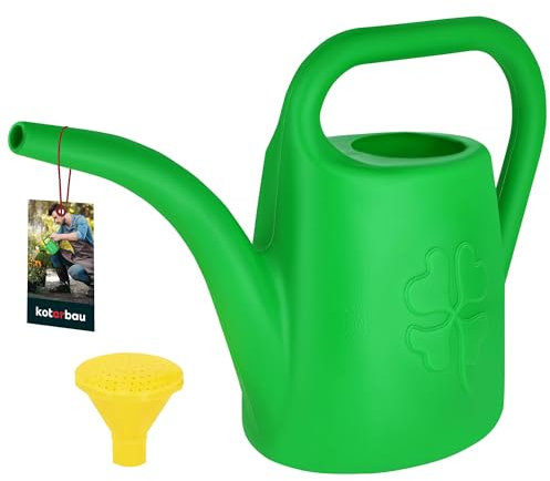 KOTARBAU® Gießkanne Zimmerpflanzen 1,8 L aus Kunstsoff Giesskanne mit Gießbrause Grün Gießkannen Gießkanne Klein Zimmerpflanzen Bewässerung Blumengießkanne Innen Pflanzengießkanne