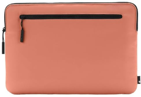 Incase Kompakte Laptop-Hülle mit Flight Nylon für MacBook/Laptop/iPad/Tablet, leicht, wetterfest, mit Einschubfach für Zubehör (Misty Orange, 35,6 cm)
