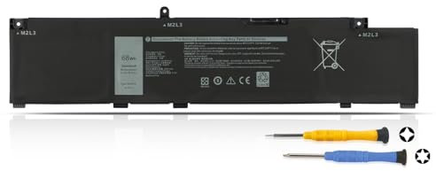 K KYUER 68Wh MV07R Batterie pour Dell G3 15 3500 3590 G5 15 5500 SE 5505 Gaming Series i5-10200H i7-10870H i5-9300H i7-9750H AMD Ryzen 5 4600H 7 4800H 9 4900H P89F P89F001 P89F002 P89F003 P89F004