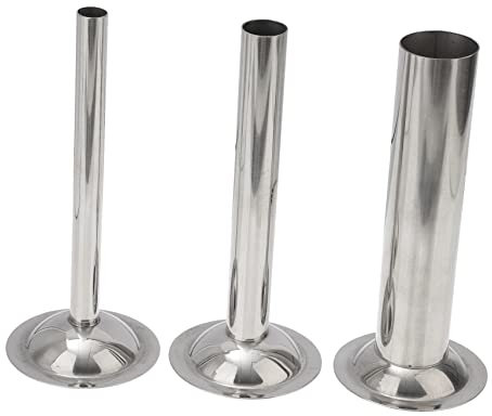 LABRIMP Sausage Nozzles 3pcs Set Sausage Tube Sausage Machine Tube Kit Sausage Filler Tube Sausage Stuffer Sausage Filling Funnel