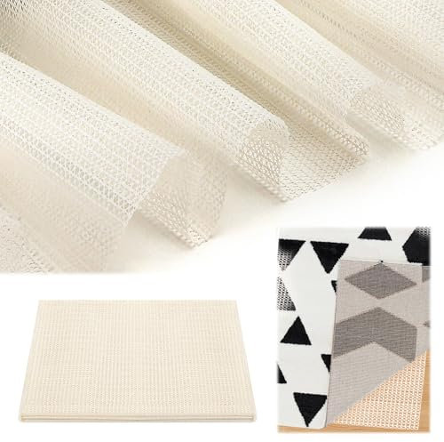 Farerkass Antirutschmatte für Teppich, 70 x 200 cm, Zuschneidbar, für Schublade, Auto, Kofferraum (Weiß)