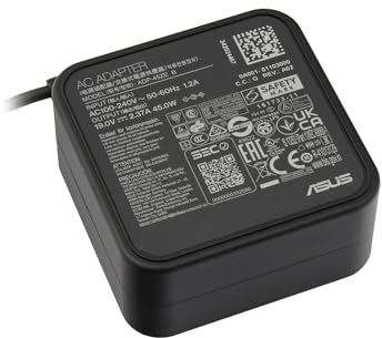 Asus 0A001-01105000 Original Netzteil 45,0 Watt für VivoBook 16 M1605YA, 14 X1402ZA, X1404ZA, X1405VA, X1405ZA, X1402ZA, X1404ZA, X1405VA, X1405ZA