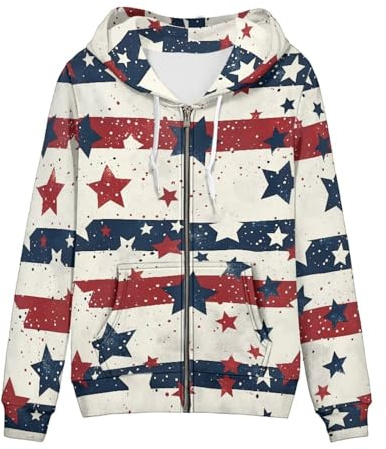 Allcute Sweat à capuche zippé amusant et mignon pour femme - Confortable - Coupe ample avec poches avant