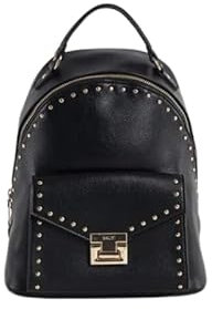 GAUDI' V4AI11781 Rucksack mit Nieten, Schwarz , 23 x 28 x 13 cm