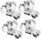 ROMISBABA 36St Silberne Kerzenhalter-Clips Weihnachtsbaum-Kerzenhalter-Clip die Weihnachtskerze christbaumkerzenhalter Christbaum kerzenhalter kleine Kerzenhalter-Clips Kerzenhalter-Ornament