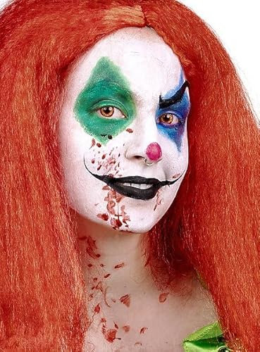 Hochwertiges Halloween Make-up Set - Horror Clown Girl - Bad Harlekin - Verkleidung Schminke - Halloween, Karneval & Motto-Party