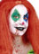 Hochwertiges Halloween Make-up Set - Horror Clown Girl - Bad Harlekin - Verkleidung Schminke - Halloween, Karneval & Motto-Party