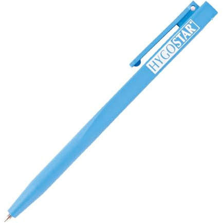 FRANZ MENSCH 20 Stück, Kugelschreiber, 13,5 cm, blau, detektierbar, Economy | Economy, Schriftfarbe blau, detectable pen, metal detectable, Lebensmittelindustrie, Produktion, HACCP, Büro, Dokumentation