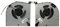 SET Ventola di Raffreddamento CPU + GPU per Lenovo IdeaPad Gaming 3 15ARH7, 3 15IAH7, 3 16ARH7, 3 16IAH7 PN: DFS5K223052833, DFS5K221153713, BN8510S5H-003P, BN8510S5H-002P, B8710ASMSF2100TN, B8710ASMN