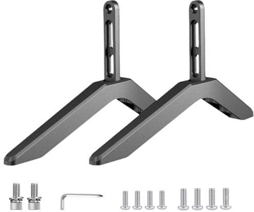 Soporte para TV de 32 a 65 Pulgadas, para televisores de Pantalla Plana y Curvada Smart TV, hasta 45 kg, Distancia Entre Orificios de 20 a 55 mm